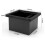 Coffee Grounds Box Desktop Embedded Hollow Bottomless Grounds Box Square Stainless Steel Coffee Knocking Grounds Bucket 4
