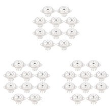 30PCS Ceramic B9A Silver-Plated 9Pin Vacuum Tube Socket Panel Chassis Mount for ECC81 ECC82 ECC83 EL84 6922 Vacuum Tube