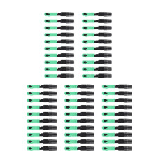 50Pcs Sc/Apc Fiber Optic Connector Embedded Single Mode Component Fiber Optic Quick Connector-Black + Green