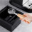 Coffee Grounds Box Desktop Embedded Hollow Bottomless Grounds Box Square Stainless Steel Coffee Knocking Grounds Bucket 10