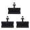 3X 250-301 Quick Change Turning Facing Lathe Tool Post Holder 1