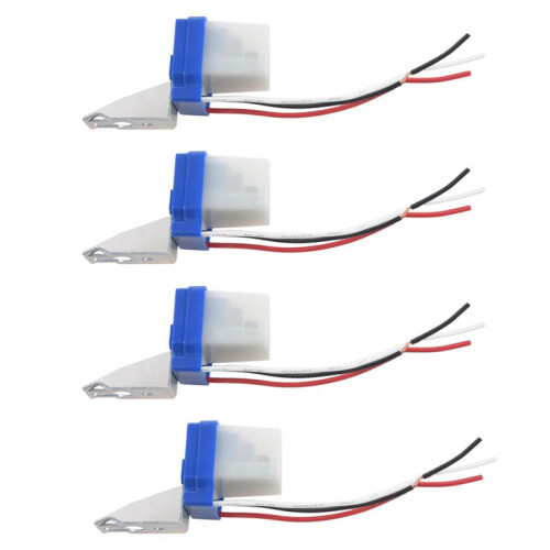 4X AC  12V 10A Automatic Lamp Twilight  Light Sensor Twilight