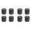 4X 9Pin Bakelite Vacuum Tube Socket Saver Base for 12AX7 12AU7 ECC82 ECC83 Amps, 8 Pcs 1