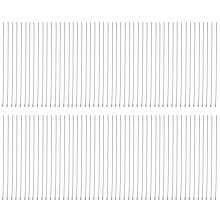 100Pcs Attaches de Câble de Verrouillage En Acier Inoxydable de 17,7 Pouces