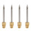 4X 510 Interface Soldering Iron Tip  Portable USB Soldering Iron Tip Welding Rework Accessories, Pointed 1