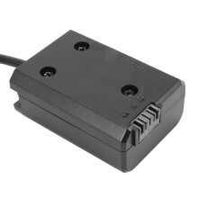 2X Np-Fw50 Adattatore Accoppiatore Batteria Fittizia con Cavo di Alimentazione Connettore Maschio Cc per  A7 Mark Ii A6300 A6000