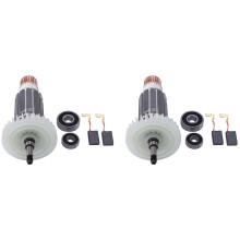 2X AC220-240V Angle Grinder Rotor for 9553NB 9553HB 9555HN 9553HN Armature Anchor Rotor Stator Gear Power Tool