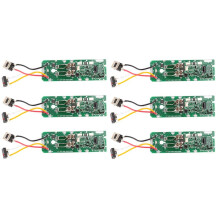 6X Circuito di Protezione PCB per Ricarica Batteria Agli Ioni di Litio per Aspirapolvere 21,6 V V6 V7