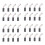 32 Pcs 5 X 8 X 14mm Carbon Brush Replacement for Electric Angle Grinder 1