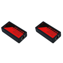2X Extensor POE de 2 Portas 100Mbps com Padrão IEEE 802.3Af para NVR Câmera IP AP VOZ IP POE Estenda 100 Metros para Alcance POE