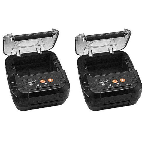 2X GOOJPRT MTP-3F Printer, 80mm Portable  Wireless  Thermal Printer, Supports Windows/ Ios/Android(US Plug)