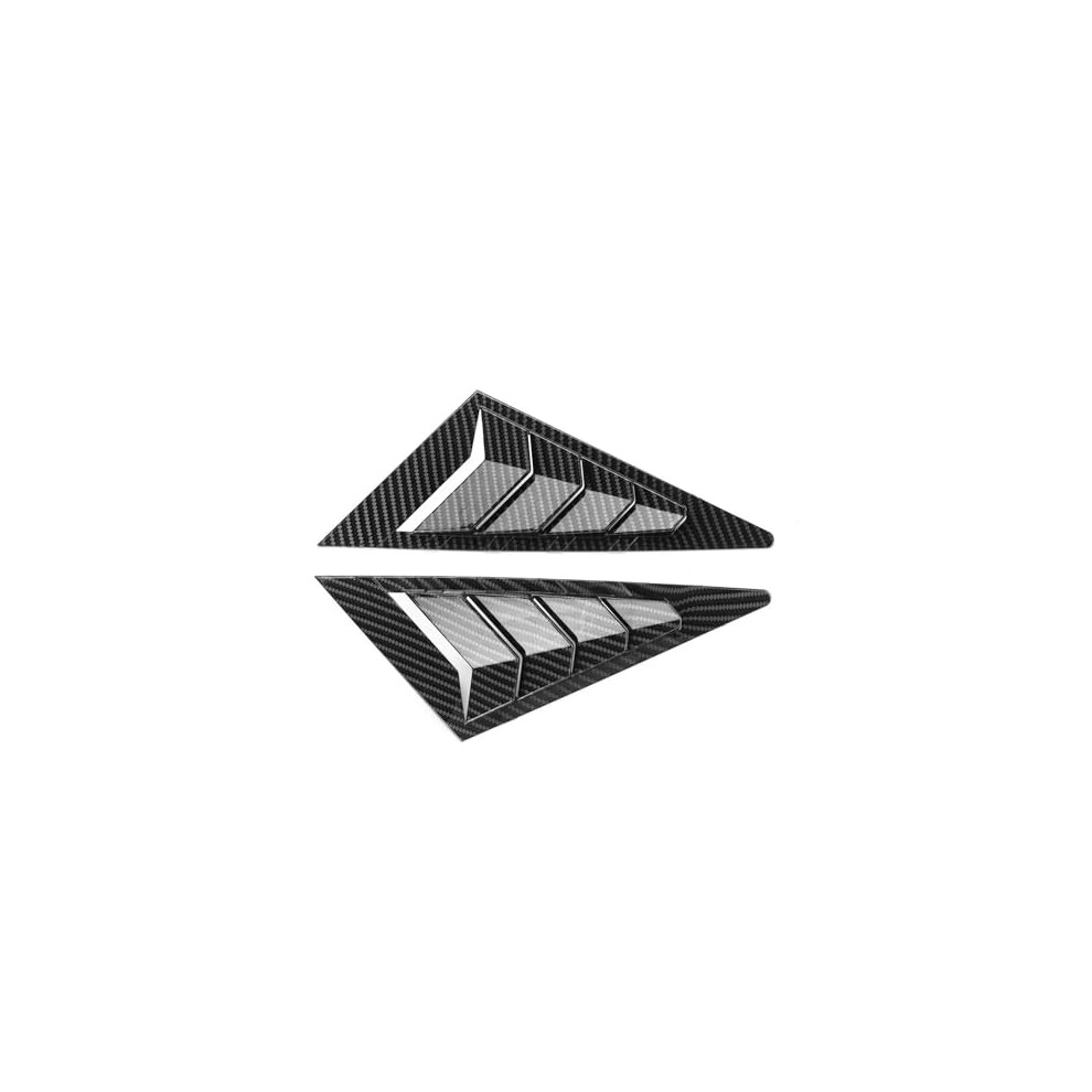 Carbon Fiber Window Louver For Civic 8Th Gen 20062010, Sporty Carbon Finish, Easy Adhesive Install 9073542786467