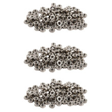 300Pcs M3 Ecrou Femelle 3mm Ecrou Hexagonal Ecrou Argente