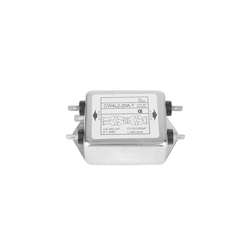 Emi Power Line Filter 115V 250V 20A Cw4l220a T Type Noise Suppressor For Car And Digital Devices 9092120268966