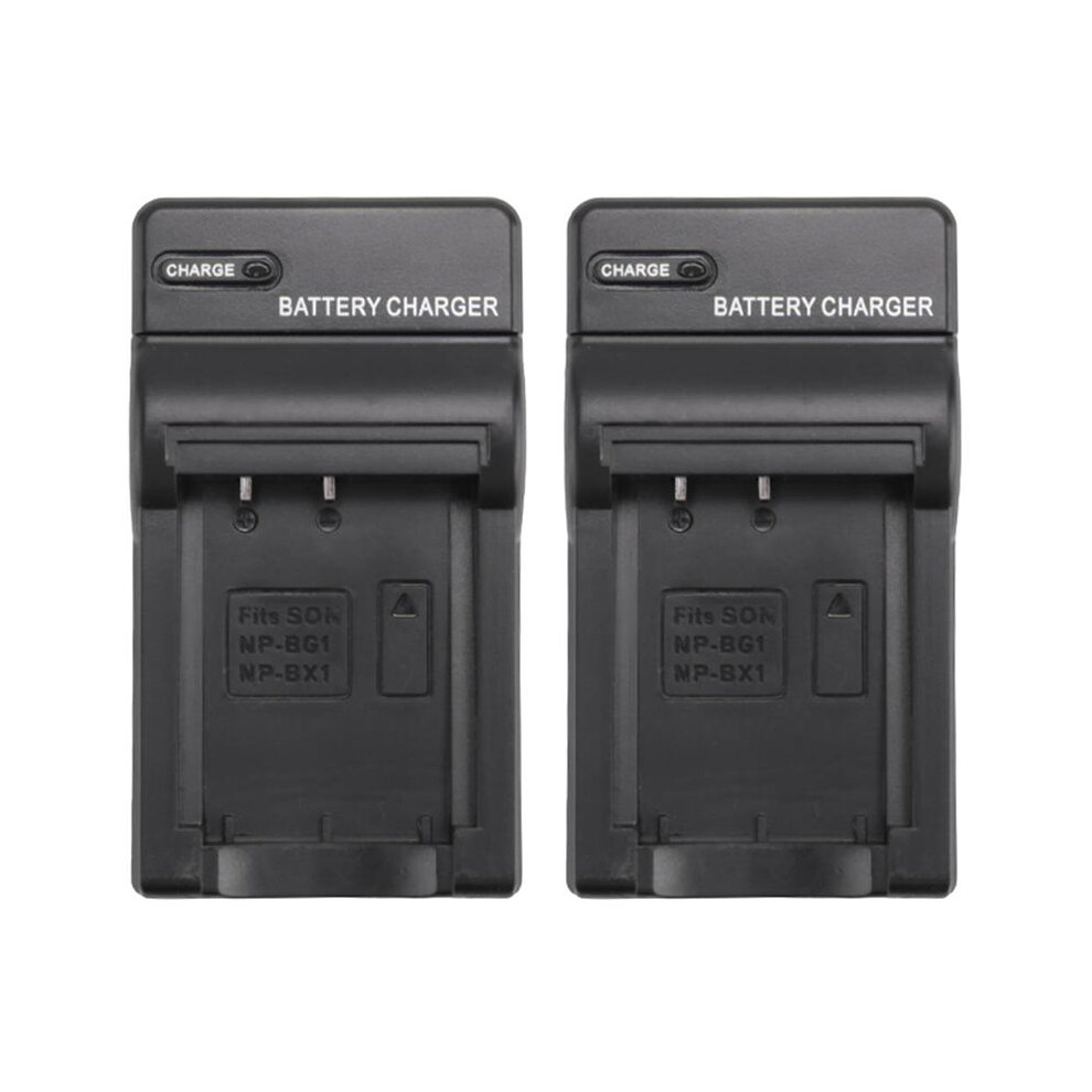 2X Battery Charger Ac Adapter For Cybershot Np-Bg1/Fg1 Np-Bg1 Dsc-W100 Dsc-W110 Dsc-W120 Dsc-H10, Dsc-H3, Dsc-H7 6031255413363