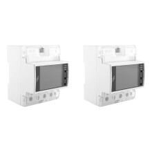 2X AT4PW 100A Tuya WIFI Din Rail Meter AC 220V 110V Digital Meter Voltage Power Electric Power Monitor