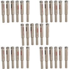 30 Piezas de 8 mm de Diametro de Sierra de Agujero de Diamante Los Taladros de Nucleo de Ceramica