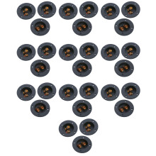 30 PçS DIY Carro Casa Estéreo 2 Vias Caixa de Alto-Falante Terminal Encadernação Conectores Redondos Copo Primavera Conectores Plugues Subwoofer