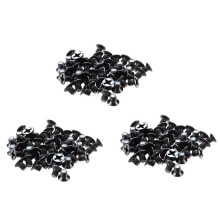 150 Pcs M3X4mm Screws Replacement Black for Laptop Hard Drive