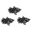 150 Pcs M3X4mm Screws Replacement Black for Laptop Hard Drive 1