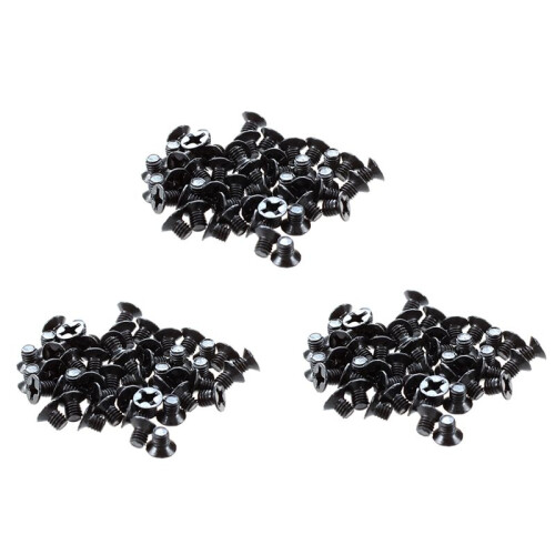 150 Pcs M3X4mm Screws Replacement Black for Laptop Hard Drive