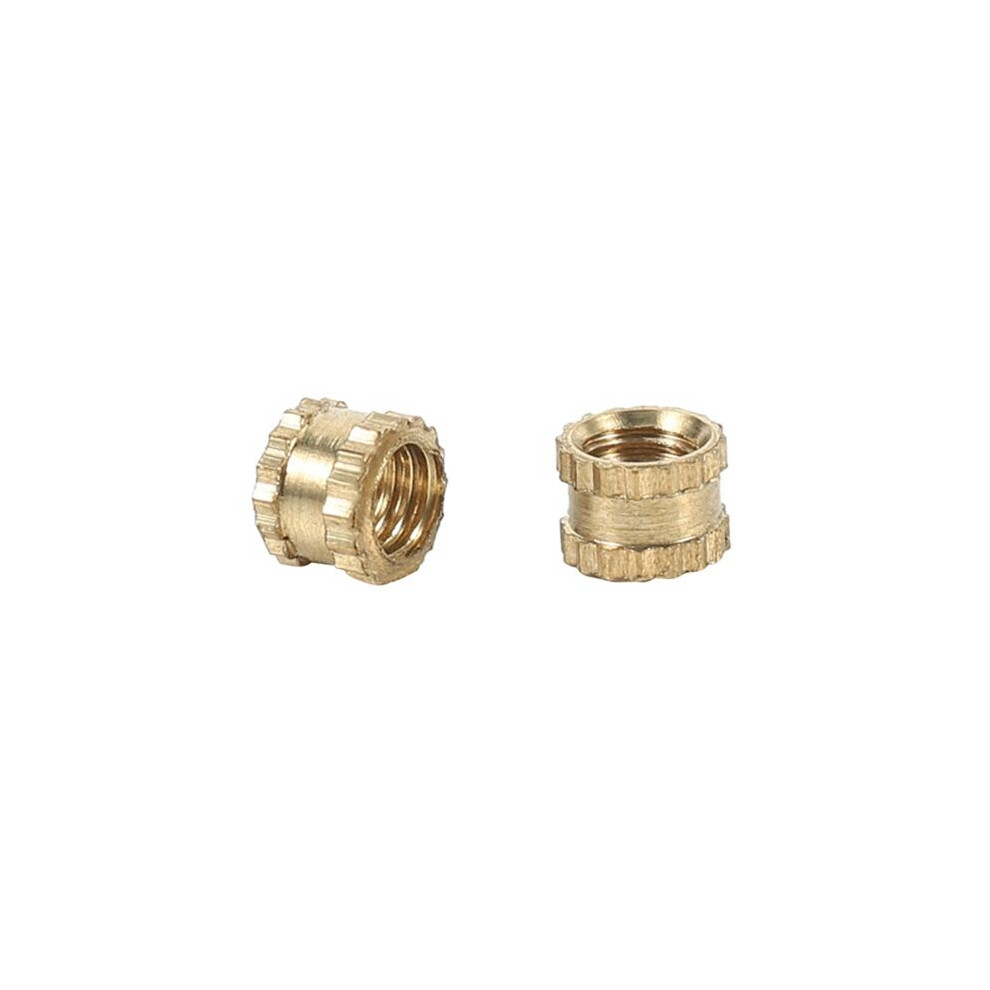 M3 X 3Mm Female Thread Brass Knurled Threaded Insert Embedment Nuts 300Pcs 6032399976448