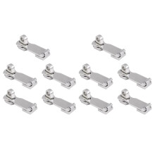 10X Stainless Steel Flush Door Hatch Compartment Folding Bending Hinge Casting for Boat Marine Boat Accessories Marine