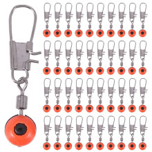 200X Fast Bead Swivel Swivel Safety Carabiner Float Adapter New