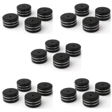 20Pcs 40X20mm Aluminum HiFi AMP Speaker Isolation Stand Turntable DAC Feet Pad