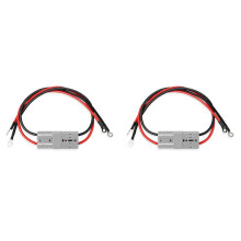 4 Stuks Elektrische Vorkheftruck Oplaadkabel met O-Ring Batterijverbinding Snelkoppeling 50A 8Awg Connectorlijn
