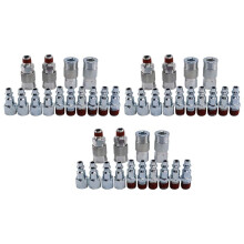 42 Piezas 1/4 Pulgada. Npt Kit de Conexión Y Enchufe de Aire de Conexión RáPida para Accesorios de Compresor de Aire Accesorios
