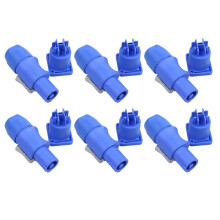 6 Set PowerCON Type A NAC3FCA+NAC3MPA-1 Chassis Plug Panel Connector