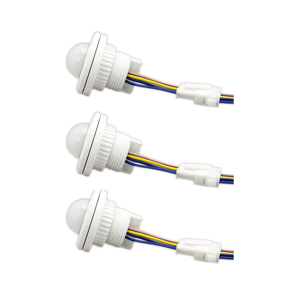 3X Pir Infrared Motion Sensor Detection 220V Adjustable Infrared Automatic Led Witch Light 4711498954862