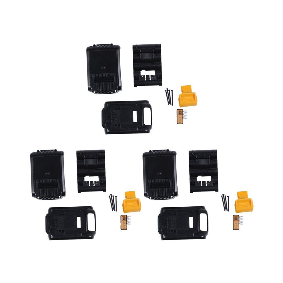3X Dcb200 Battery Plastic Case (No Battery Cell ) For 18V 20V 3.0Ah 4.0Ah Dcb200 Li-Ion Battery 6033923076900
