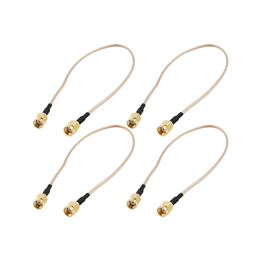 4Pcs 12 Inch Rp-Sma Female To Rp Sma Female Plug Rf Pigtail Cable Rg316 6032251506301