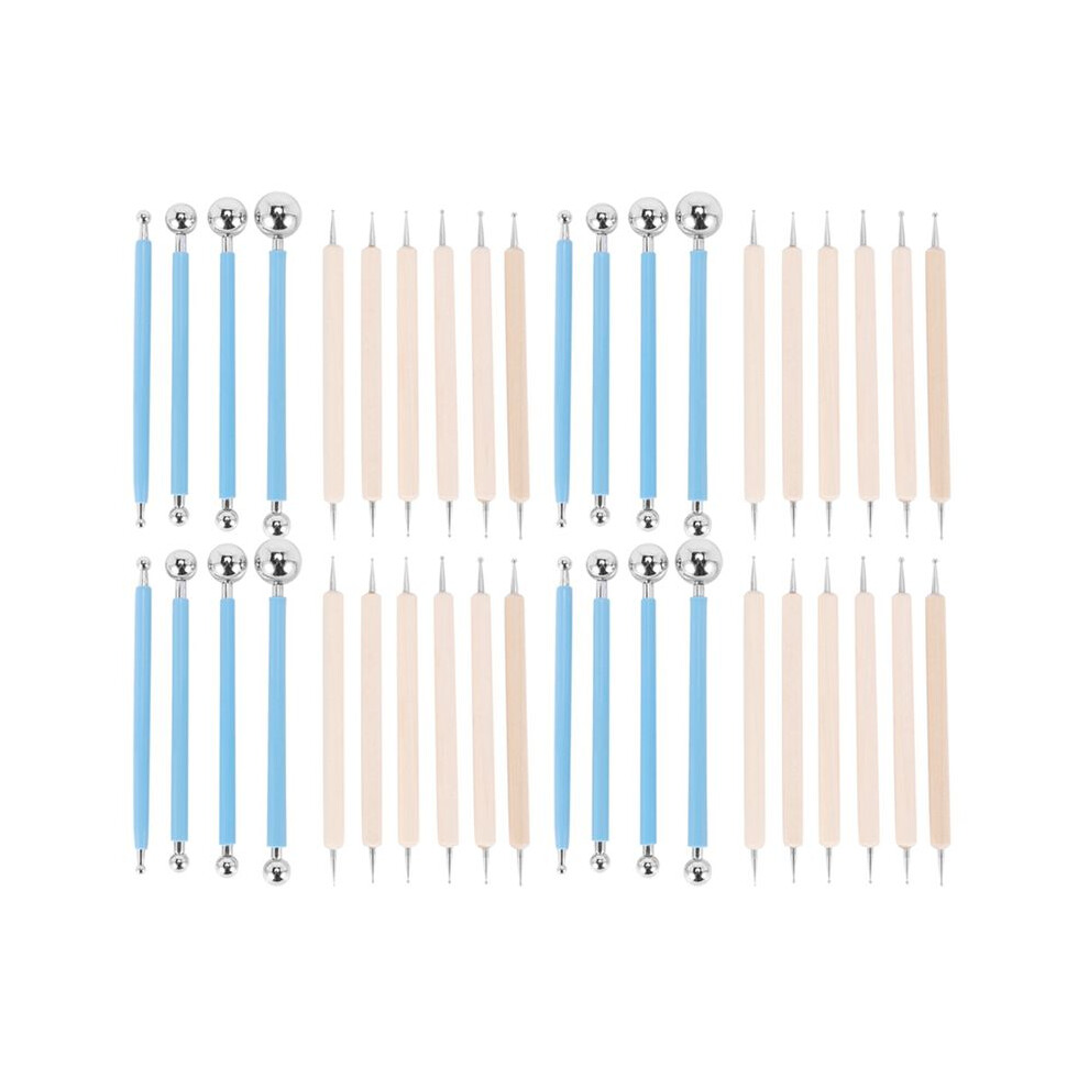 40 Piece Dotting Tools Styluses For Mandala Rock Painting, Pottery Clay Embossing Art 6032212954363