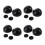 8 Pcs Laptop Notebook Black Antiskid Cool  Cooler Stand Pad 1