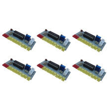 6X LM3915 Indicatore di Livello Audio Kit Fai-Da-Te Kit di Indicatori di Livello per Analizzatore di Spettro Audio Un 10 Led Audio Saldatura