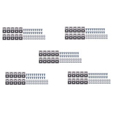 250Pcs Corner Bracket 2020 Series Aluminum Profile Connector Set for 6mm Slot Aluminum Profile Accessories