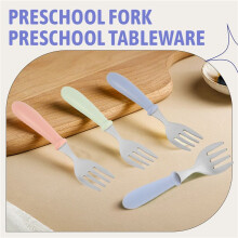 12PCS Toddler Forks Toddler Utensils,Stainless Steel Baby Forks,Kids Silverware Children's Cutlery Set for Self Feeding