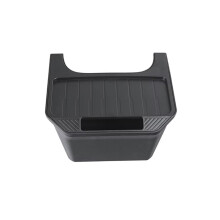Underseat Storage Box with Removable Trash Bag for Tesla Model Y, Motorcycle Cup Holder 360 Secure Fastening