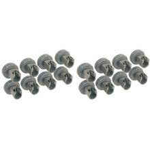 16PCS Dishwasher Basket Wheel for Aeg Favorit Privileg Zanussi Dish Washer Kits Accessories