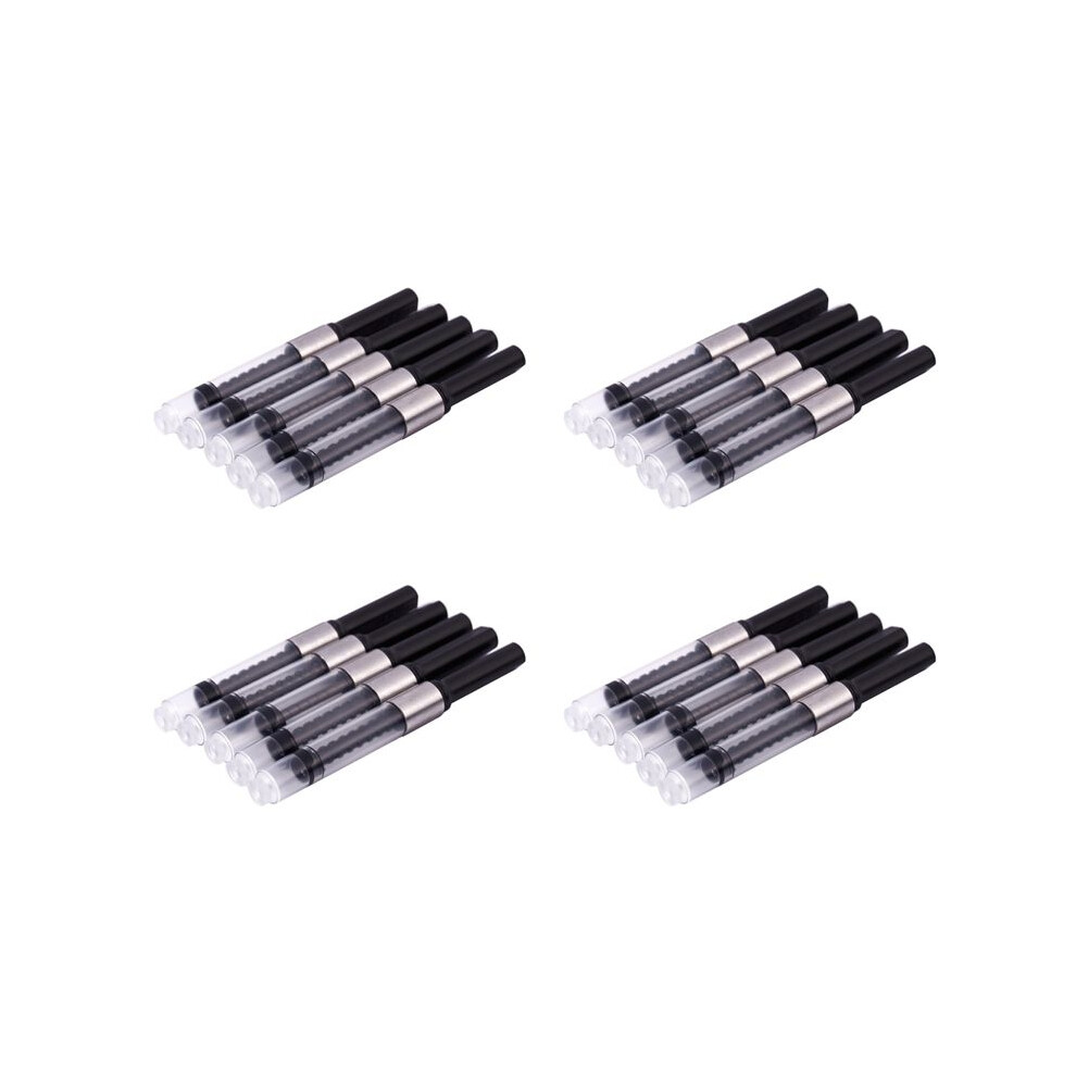 Jinhao 20Pcs Fountain Pen Ink Converter Ink Reservoir New Suitable For All Types Black 6031188587896