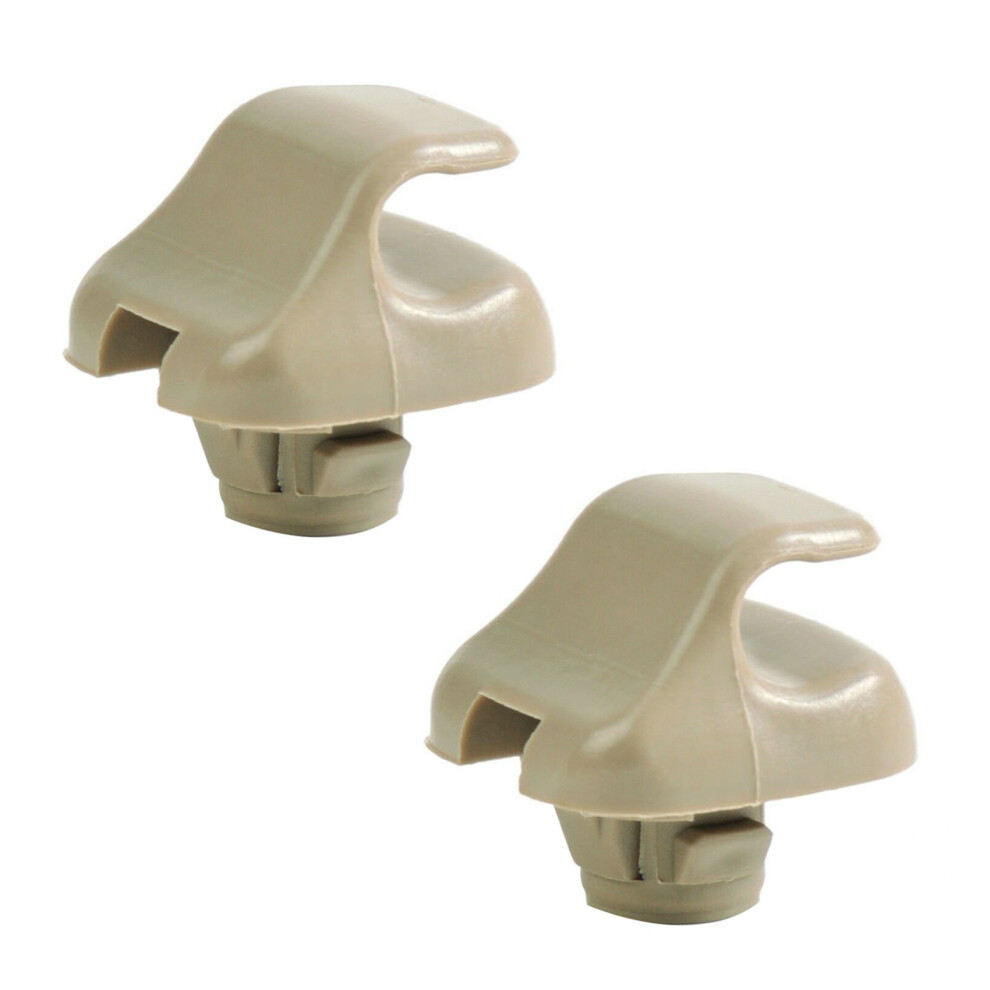 2X Car Sunvisor Holder Sun Shield Antidazzele Visor Clips For Cr-V Fit Accord Visor 2006-2011 Beige 6033988325159