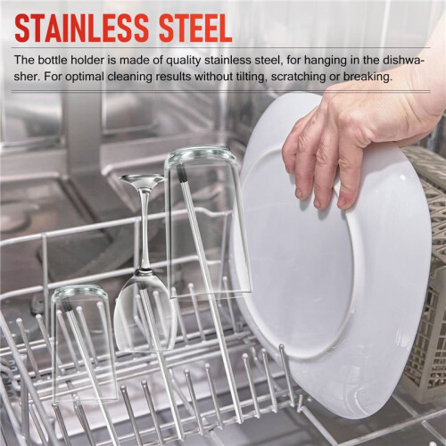 Dishwasher Insert Compatible with  Bottles, Universal Bottle Holder Suitable for All Standard Dishwasher 1
