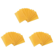 30 Pieces Natural Beeswax Candle Making Kit, Honeycomb Texture DIY Beeswax Candle Set