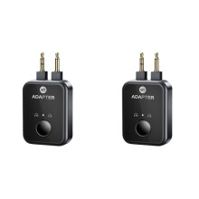 2X New Launcher Two -in -One 5.3 Non -Destructive Headset Aircraft Plug Audio Conversion Adapter 3.5mm AUX
