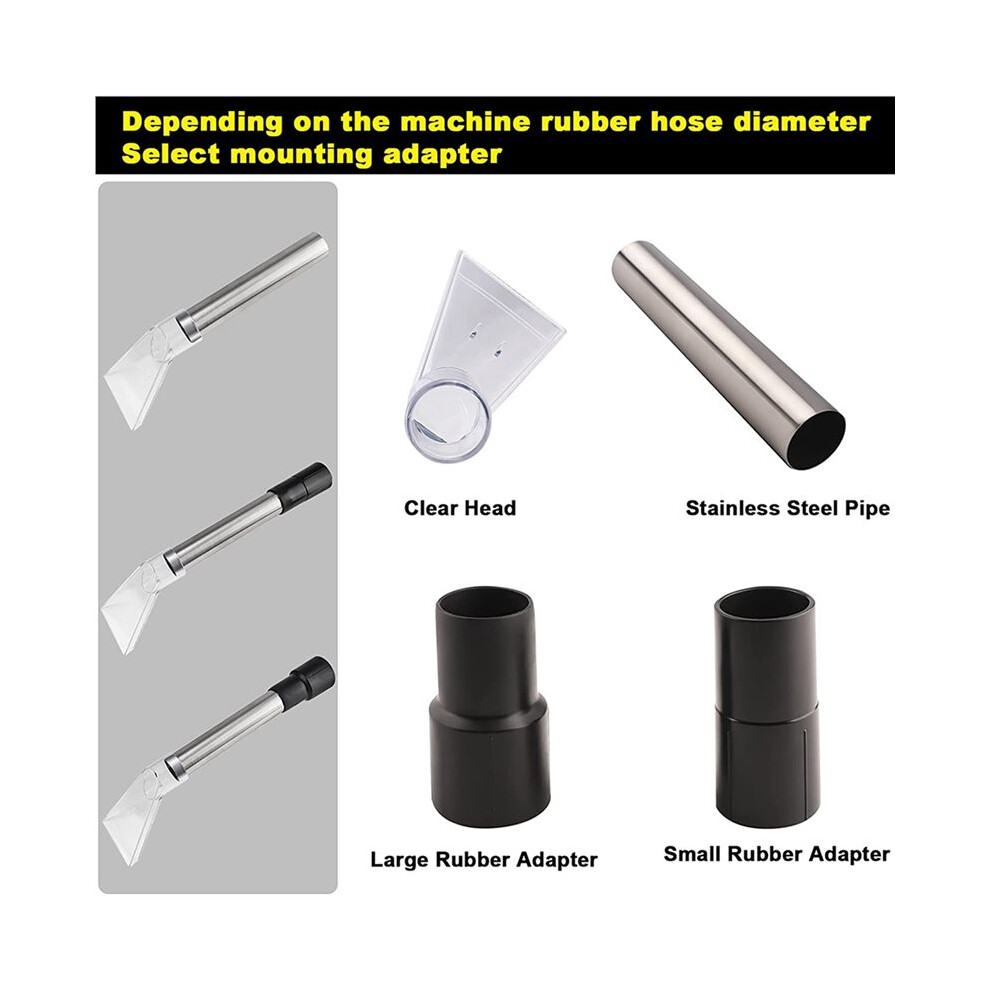 2X Carpet Vac Extractor Attachment-Tool Cleaning Vacuum Clear Upholstery Car Detailing Turn Into An Extractor A 6033158057699