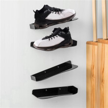 4X Schoenen Display Plank Zwevende Acryl Schoenen Wandplank Opslag Stand Organizer Huisdecoratie Houder