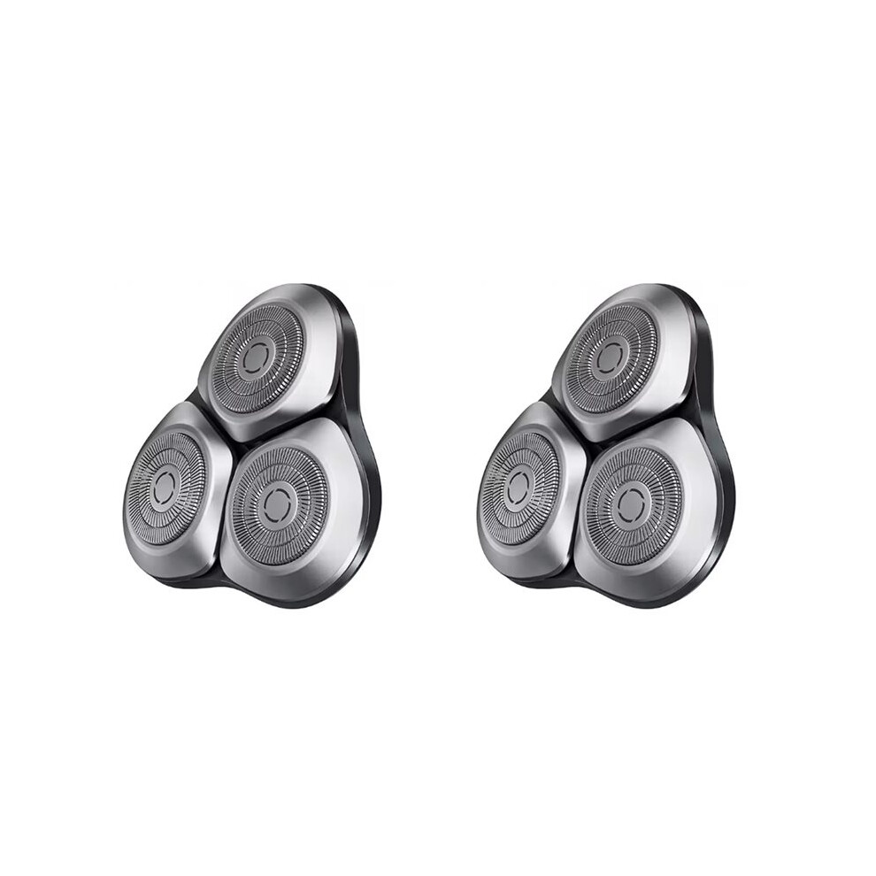 Torribaly Silver/Black 2X Shaver Blade For Mijia S101/301 Mijia Electric Shaving Replacement